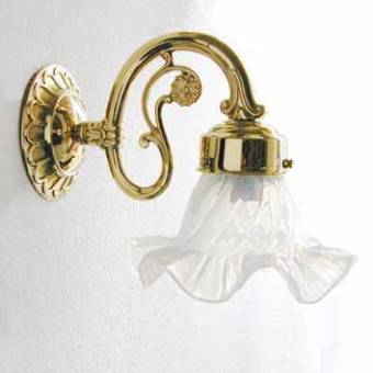 Wandlampe Jugenstil floral