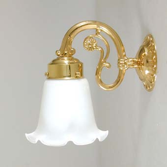 Wandlampe jugendstil floral