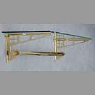 Messinggarderobe strenger Jugendstil